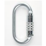 CARABINERS Steel oval with triple action