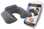Travelpillow grey inflatable with neck